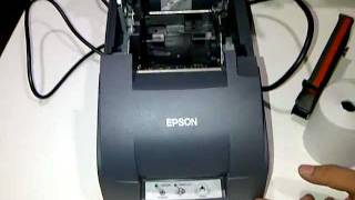 Pemasangan Kertas dan Cartridge Printer Kasir Epson TMU220 Series [upl. by Timotheus]