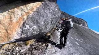 LOWS PEAK CIRCUIT VIA FERRATA MTKINABALU 030416 [upl. by Menken]