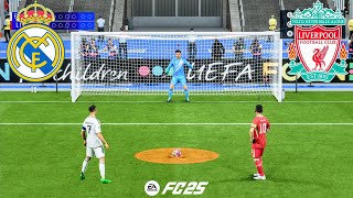 FIFA 25  REAL MADRID VS LIVERPOOL  RONALDO VS MESSI  UCL FINAL  PENALTY SHOOTOUT  PS5 GAMEPLAY [upl. by Mirilla]