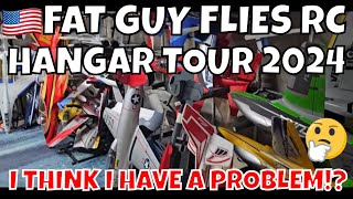 HANGAR TOUR 2024 I THINK I HAVE A PROBLEM by FGFRC aviation mancave [upl. by Dugald658]