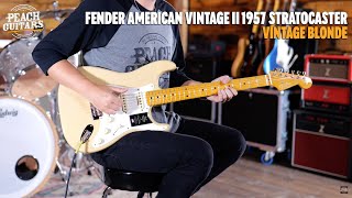 No TalkingJust Tones  Fender American Vintage II 1957 Stratocaster  Vintage Blonde [upl. by Balas]