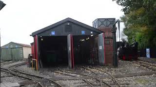 Sybil departs Becconsall will a passenger train [upl. by Gary]