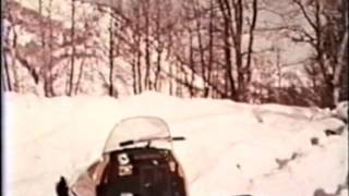 1970 AMF SkiDaddler Snowmobile Promotional Video [upl. by Tish]