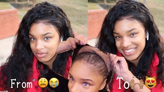 HOW TO  Wash Lace Frontal Sew In amp Prep for Reinstall  Peruvian Loose Wave  GRWM [upl. by Gnurt]