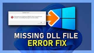 Windows 11  How To Fix Missing DLL Files Error [upl. by Bibbie]