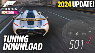 Forza Horizon 5 Koenigsegg Jesko OVER 500 KMH FASTEST TUNE  2024 UPDATE [upl. by Suivatal]