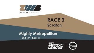 Recap Zwift Race League Round 2 Race 3 on Mighty Metropolitan [upl. by Aigroeg]