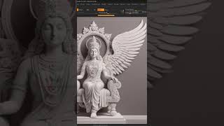 devi zbrush🔥 sculpt tutorial soon zbrush art 3dmodelingtutorial digitalart artist photoshop [upl. by Sosna]