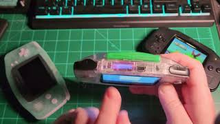 GBA Clone FunkeyS OS Vs GBA AGS101 and ITA  Comparison with Gameplay [upl. by Hassin]