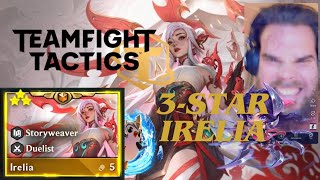 3 Star 5 Cost Irelia Carry  TFT Set 11 [upl. by Erine209]