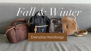 My Everyday handbags FallampWinter 🍂❄️ [upl. by Iadam]