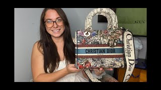 I Got A Dior Bag Unboxing My New Christian Dior Handbag Coeebags Review [upl. by Kurtzig]