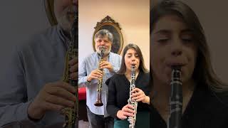 Louis Spohr clarinet concerto n2 excerpt Corrado Giuffredi amp Marianunzia Visconti [upl. by Trinette]