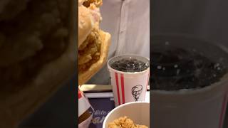 Kfcs Zinger Burger kfc kfczingerburger kfczinger zingerburger zingerburgerrecipe [upl. by Coheman]