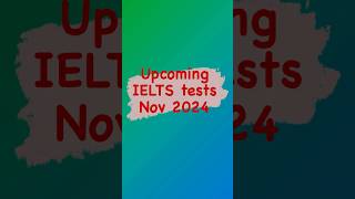 November Ielts test dates [upl. by Deuno680]