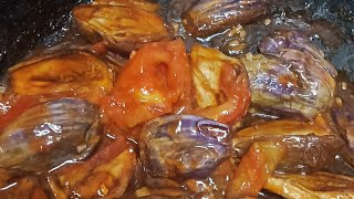 Cooking eggplant with fish 🐠🍆 trending short yummy [upl. by Sreip]