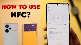 How To Use NFC Poco X6 Pro Redmi Note 13 Pro Plus amp Other Phones  NFC To NFC Use [upl. by Thill]