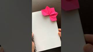 Origami flower bookmark easy diy papercraft ideas [upl. by Scotney]