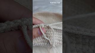 How to Invisible Fasten Off in Crochet  Finish Off Crochet crochet crocheting shorts [upl. by Dnomasor]