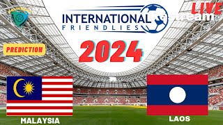 Malaysia vs Laos Live Stream FIFA International Friendly 2024 Commentary Score amp Highlights [upl. by Afaw]