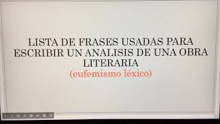 ¿Cómo escribir un ensayo de analisis [upl. by Lleznov]