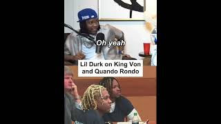 Lil Durk on King Von and Quando Rondo [upl. by Sylas401]