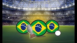 🇧🇷 HISTÓRIA DO BRASIL NA COPA AMÉRICA 🇧🇷 COUNTRYBALLS [upl. by Adnamaa320]