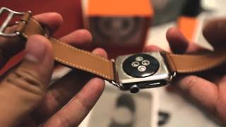 Hermes Apple Watch Unboxing 4K [upl. by Annaxor772]