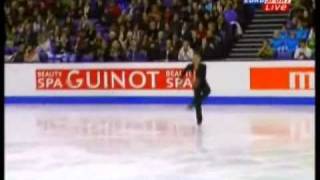 2009 European Figure Skating Championships Yannick Ponsero LP [upl. by Adivad]