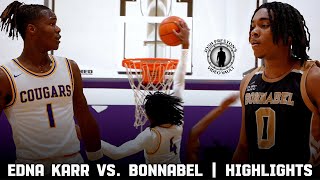 Edna Karr vs Bonnabel HIGHLIGHTS  Kevin Slaughter BODY sends the gym ALL THE WAY UP 🏀🔥 [upl. by Kurman]