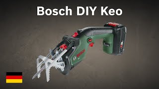 AkkuSäbelsäge Bosch DIY Keo  TEST  Deutsch [upl. by Borreri679]