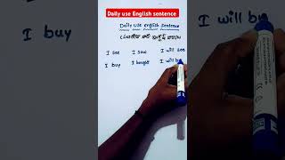 Present tense vs past tense vs future tense in English shortvideo shorts ytshortsindia ytshorts [upl. by Adnilram828]