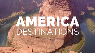 25 Most Beautiful Destinations in America  Travel Video [upl. by Irpak]