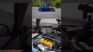 Honda Civic EK K20 TypeR Swap  100200 kmh acceleration  LOUD VTEC EXHAUST [upl. by Yltnerb517]