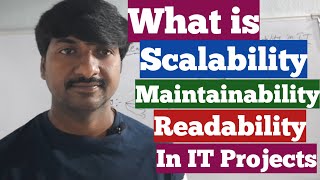 What is scalability Maintainability Readability Reusability amp Productivity in IT [upl. by Arym500]