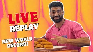 JWEBBY CAN EAT is live at Ekka  Dagwood Dog Eating Contest [upl. by Kolk]