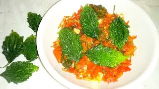 Bitter Gourd  Karela Chutney With Dry Fish  Machihan  Naga Chutney  Nagaland Foodie [upl. by Eiramit840]