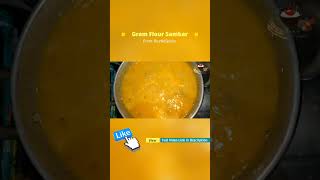 Tasty Gram flour Sambar 🥘 கடலை மாவு சாம்பார் 調理 Shorts [upl. by Harelda142]