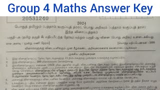 Group 4 Maths Answer Key 💯 [upl. by Litsyrk]