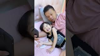 Dad Hits Moms Hand But Takes Daughters funny cute baby comedy cutebabysmile funnybaby fun [upl. by Enirehtakyram]