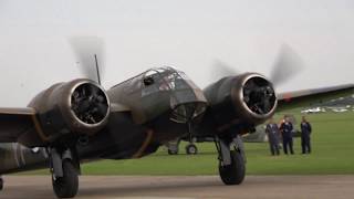 Bristol Blenheim Mk 1F L6739 GBPIV  Duxford Battle of Britain Airshow 2017 Day 2 [upl. by Rannug]