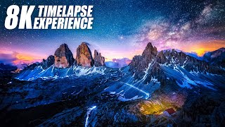 Unique Timelapse Experience in 8K VIDEO ULTRA HD 60FPS [upl. by Straus]