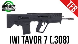 SHOT 2018 The IWI TAVOR 7 Israeli 308 Bullpup [upl. by Mathias552]