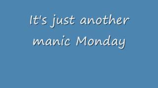 The Bangles  Manic Monday HD LYRICS [upl. by Karmen267]