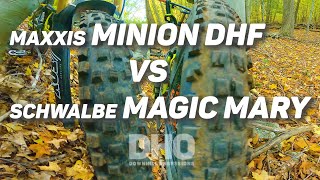 maxxis minion dhf vs schwalbe magic mary [upl. by Enilrahc]