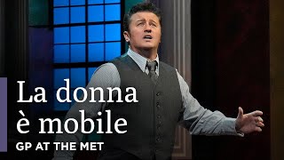 Piotr Beczała Performs quotLa donna è mobilequot  Rigoletto  Great Performances at the Met [upl. by Adneram]