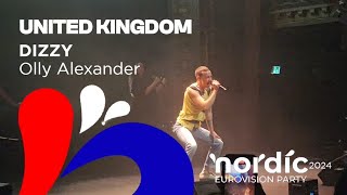 🇬🇧 Olly Alexander  Dizzy United Kingdom 2024 I Live at Nordic Eurovision Party 2024 [upl. by Azaleah]