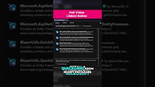 Blazor Quick Grid Nuget Library blazor aspnetcore [upl. by Yenettirb]