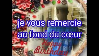 remerciements pour mon anniversaire MSD [upl. by Cobby]