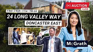 Live Auction  24 Long Valley Way Doncaster East [upl. by Lladnarc270]